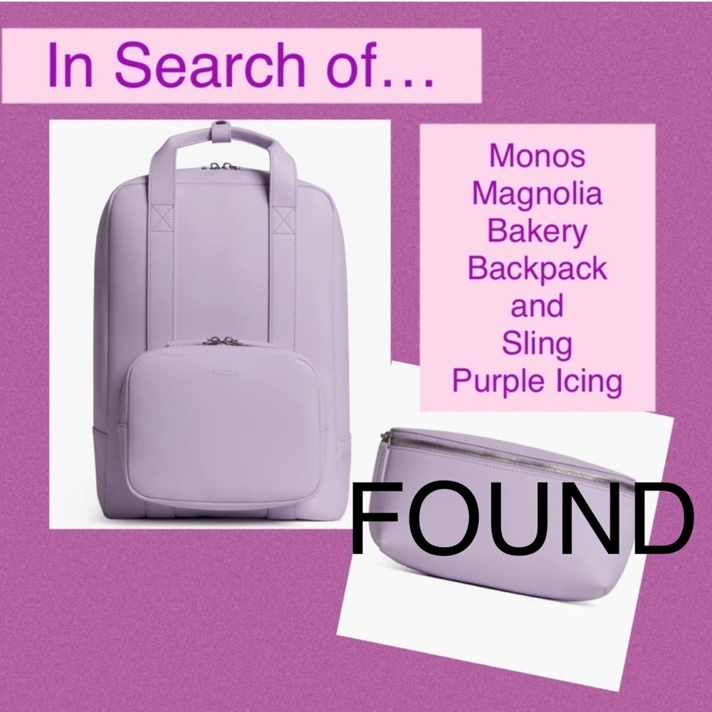 ISO - Monos - Magnolia Bakery - Purple Icing - Backpack